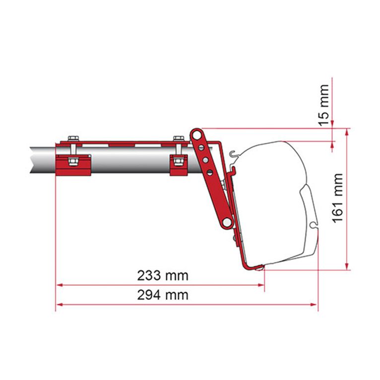 kit roof rail f45/f70/compass