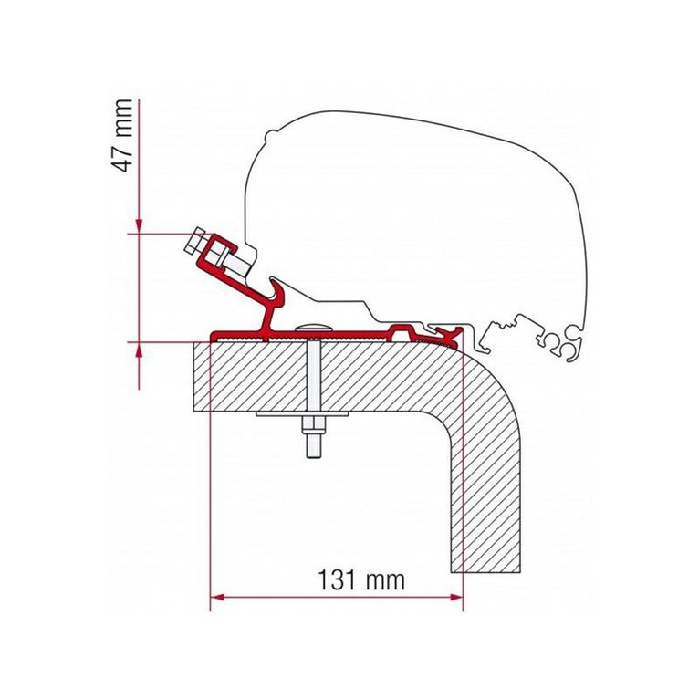 adapter f65 hymer 340 - fiamma