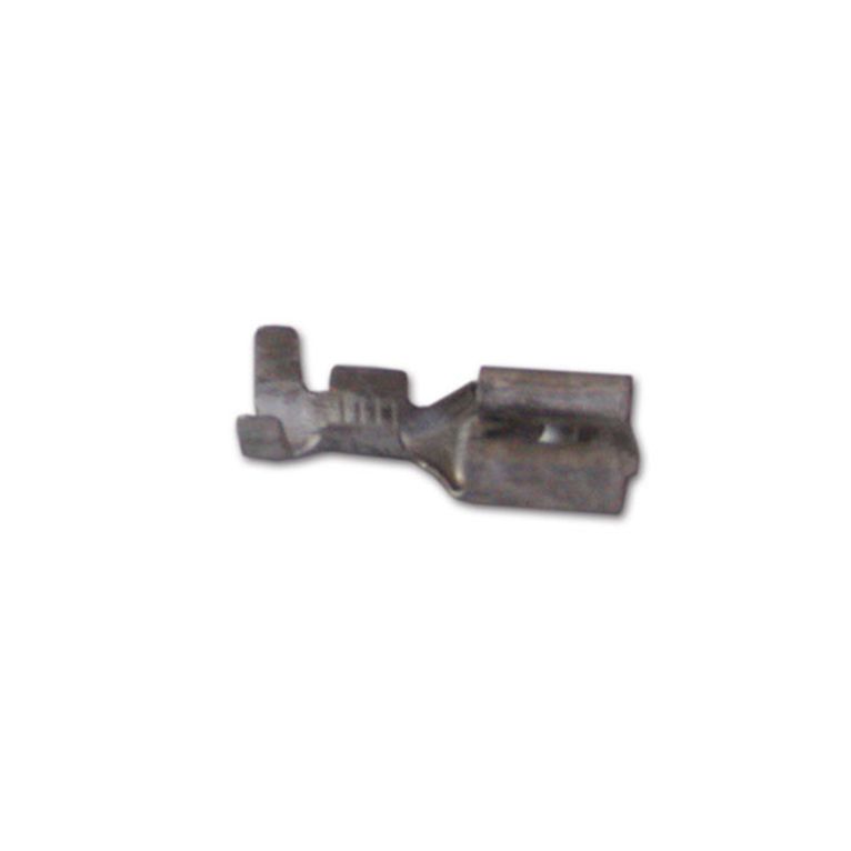 faston femmina con dentino • 6,3 mm