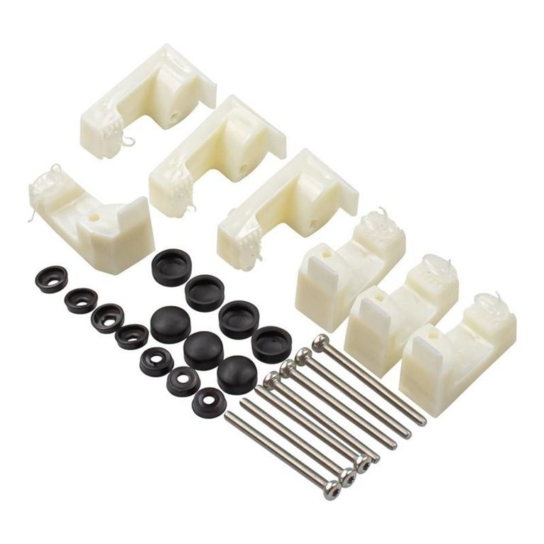 kit fisaggi inox piani cramer compresi gommini (7pz.)