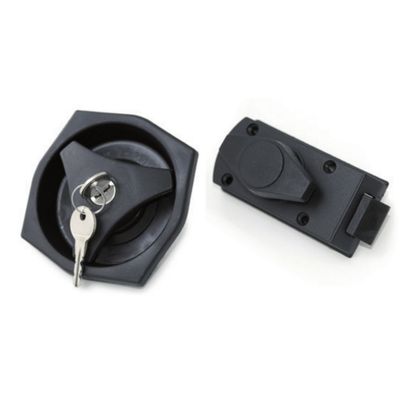 SERRATURA ESAGONALE NERA, SPESSORE 1026SP20-33