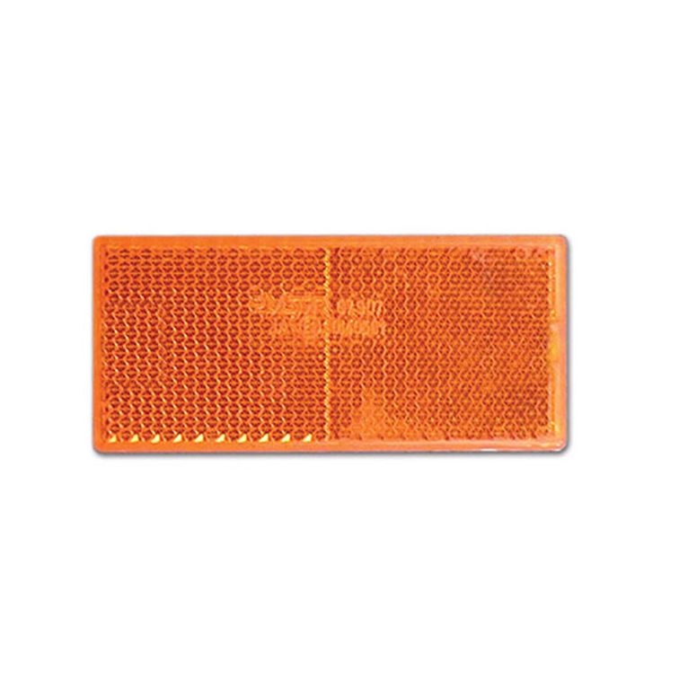 catadiottro adesivo - arancione - 90 x 40 mm