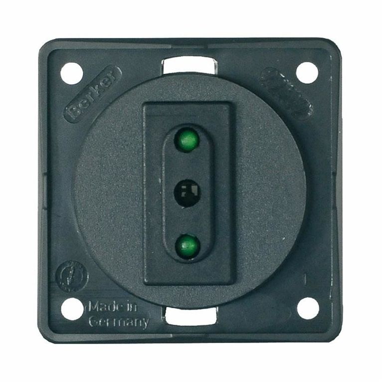 bmp22i/g presa berker 230v 10a italiana grigia - cbe