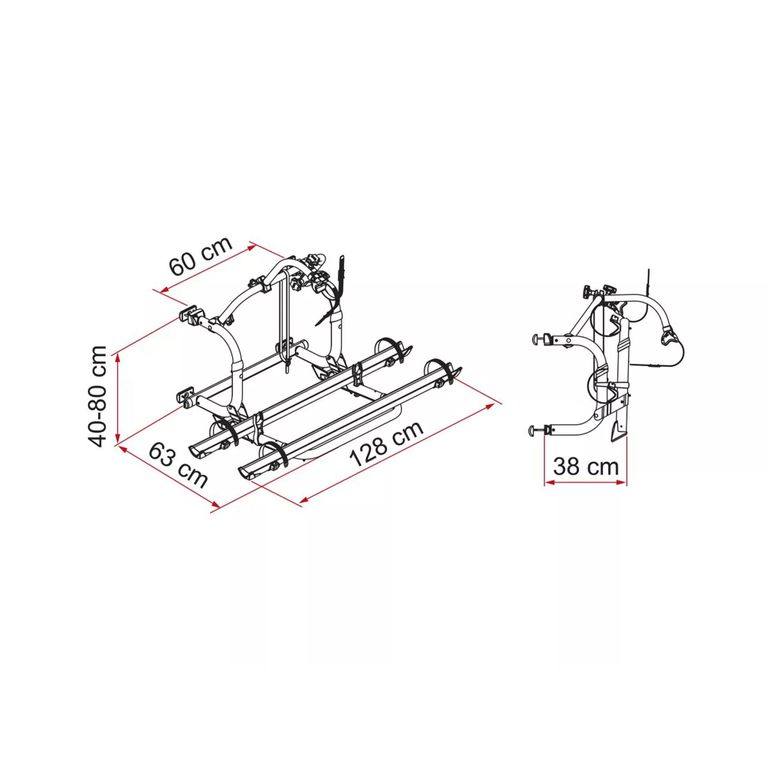 fiamma carry-bike pro c – black restyling 2023
