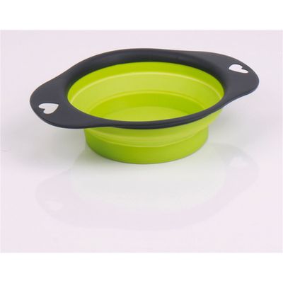 Ciotola pieghevole cani FRITZ ø19,5 cm antracite/verde