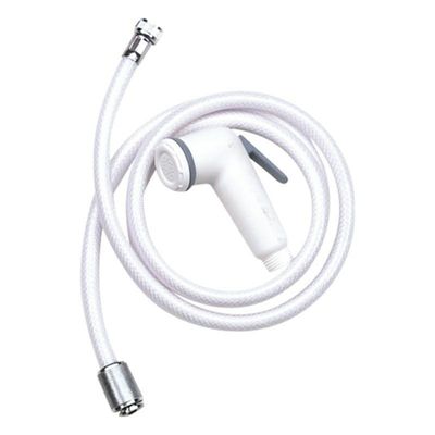 DOCCETTA CON FLESSIBILE IN PVC BIANCA 200CM. 3/8"" F