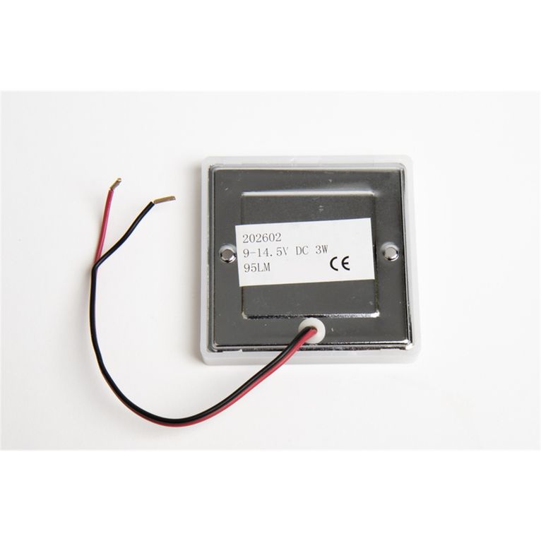 plafoniera led 12v quadrata bianca - carbest