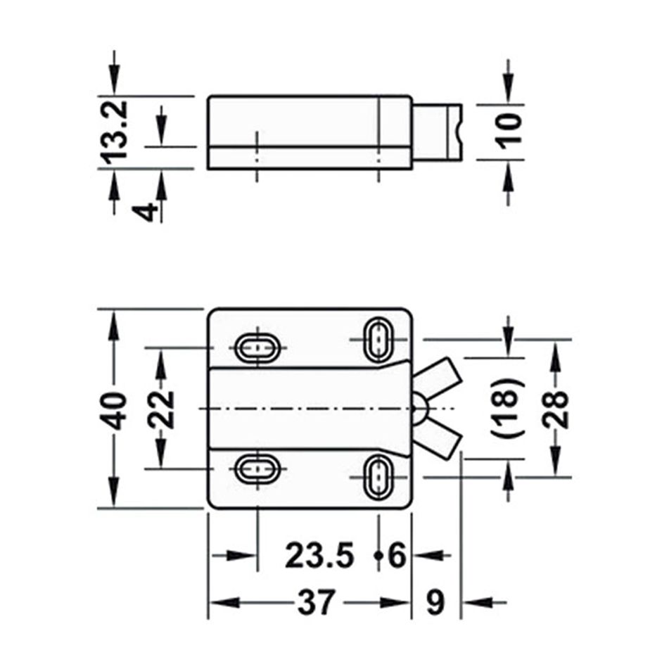 chiusura-push-per-antine-star-37-x-40-mm