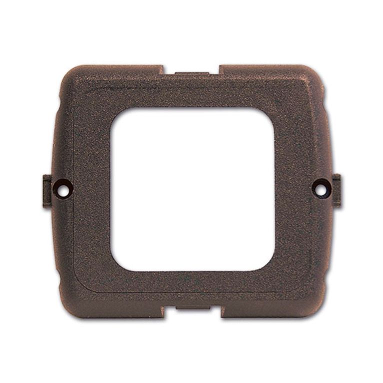 placca supporto 1 modulo • marrone