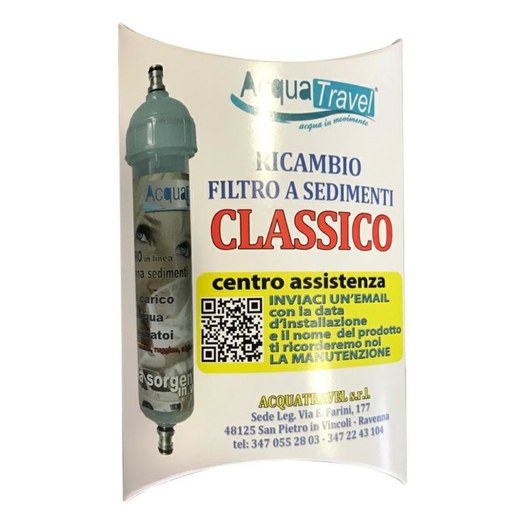 ricambio filtro a sedimenti classico