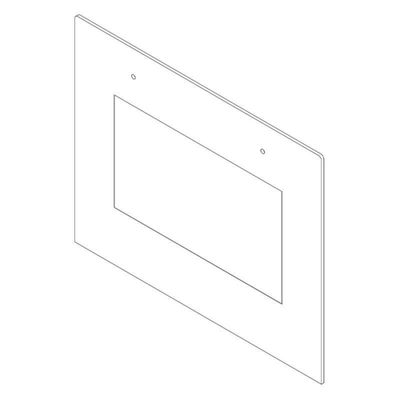 VETRO RICAMBIO EST.SPECCHIO PORTA FORNO SERIE300/311
