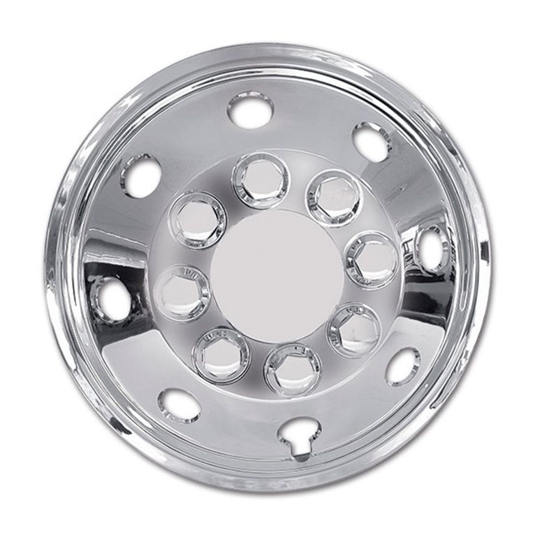 kit 4 copricerchi convessi cromo • 15""