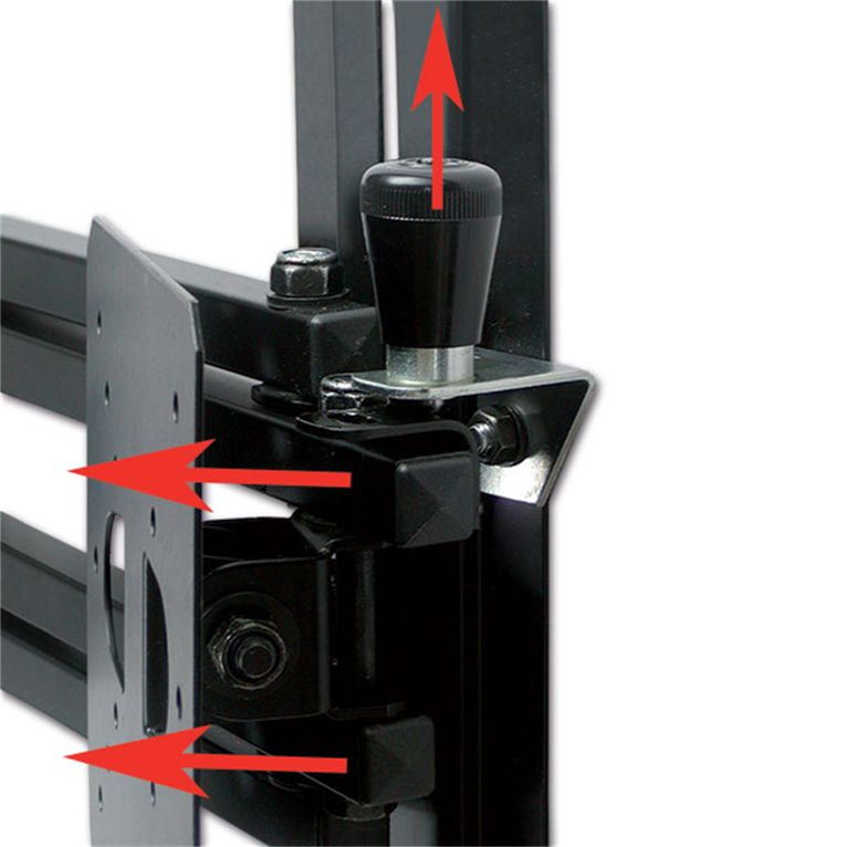 porta tv lcd verticale • 4 snodi portv18