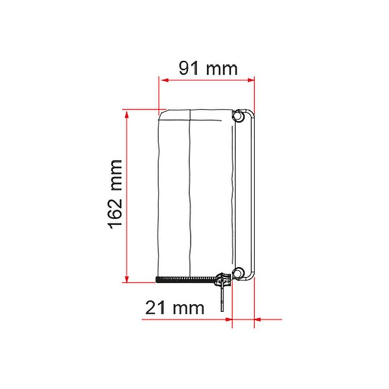 tendalino compass 260 • silver - fiamma