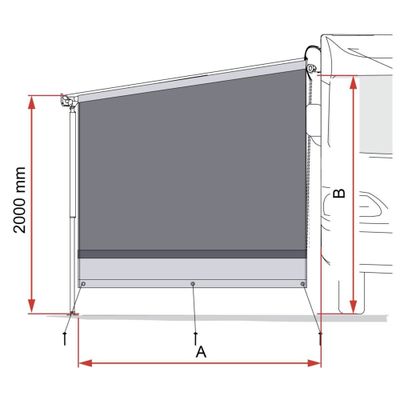 SIDE BLOCK F45/F80 - Fiamma