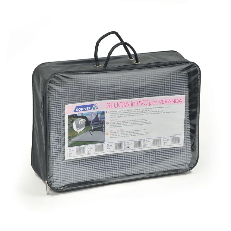 stuoia in pvc conver 400 x 250 cm per camper e caravan