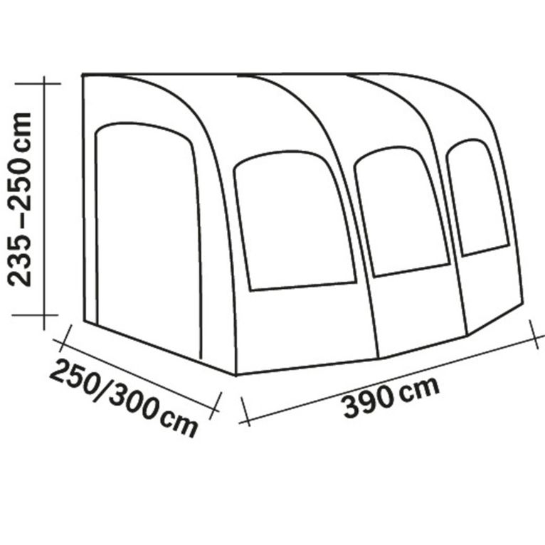 veranda per caravan tavira air 390 single inflation
