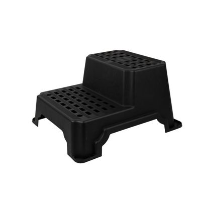 Doppio gradino XL in plastica 70x60x37 cm, 150 kg