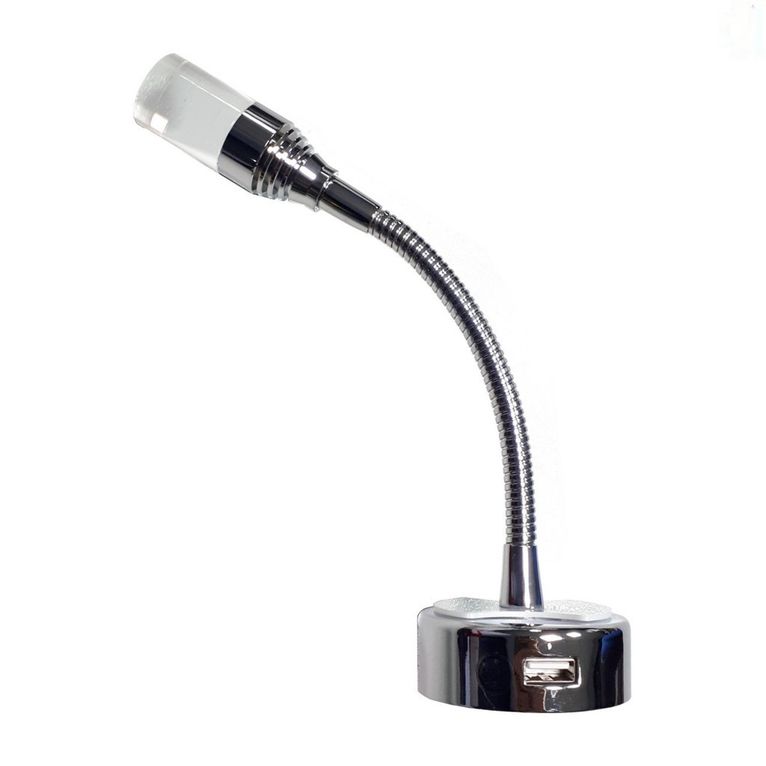 spot fx led base 60 1w 3000k usb bl