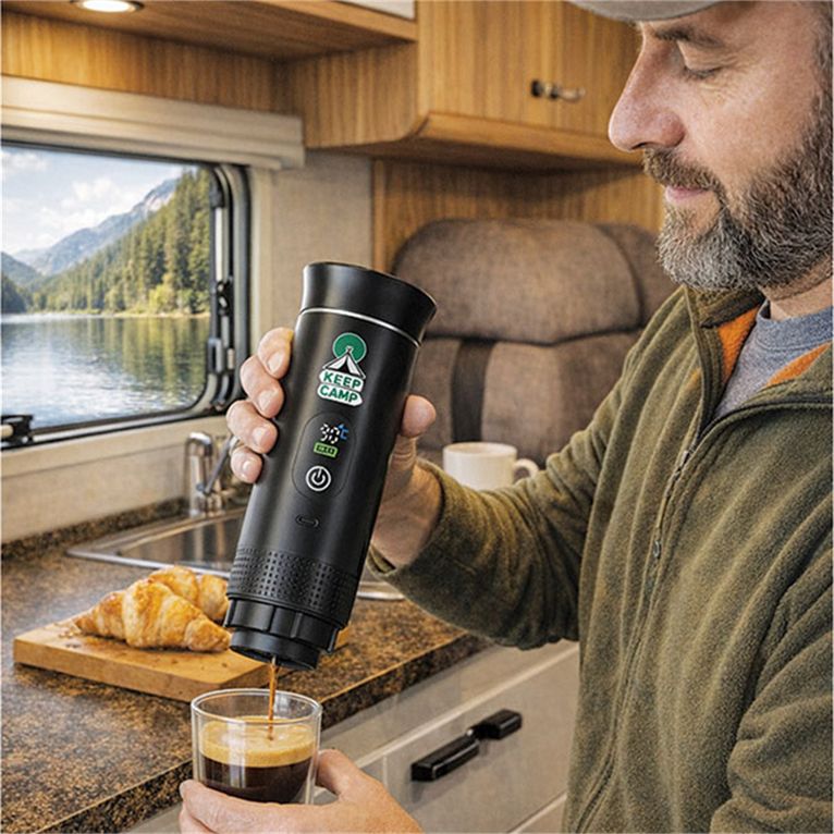 macchina da caffè a batteria
