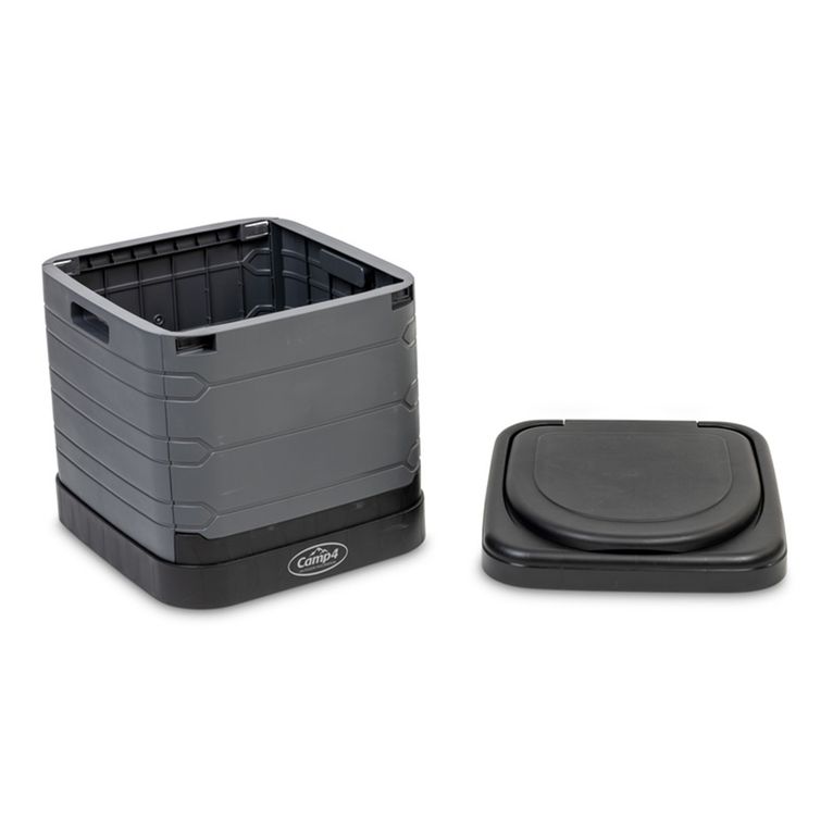 wc pieghevole l 41x44x43,5 cm grigio/nero con borsa