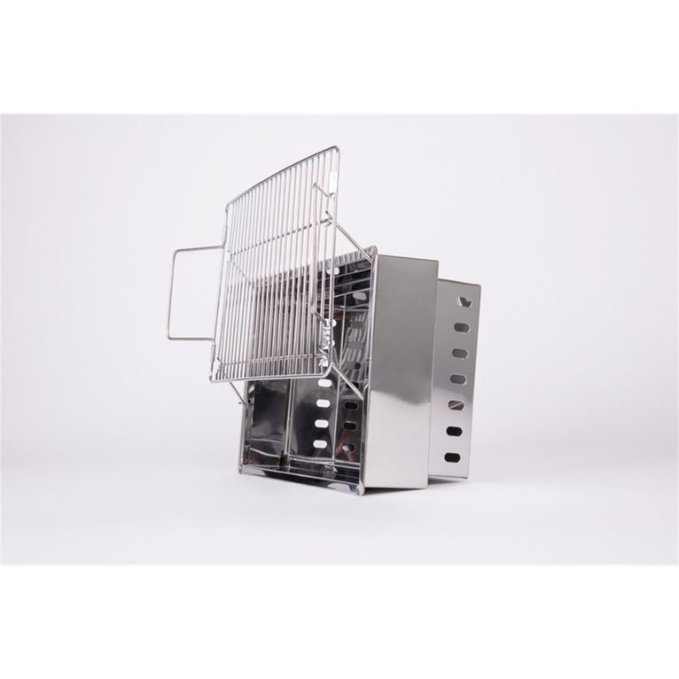 barbecue a carbone a valigetta holiday travel inox