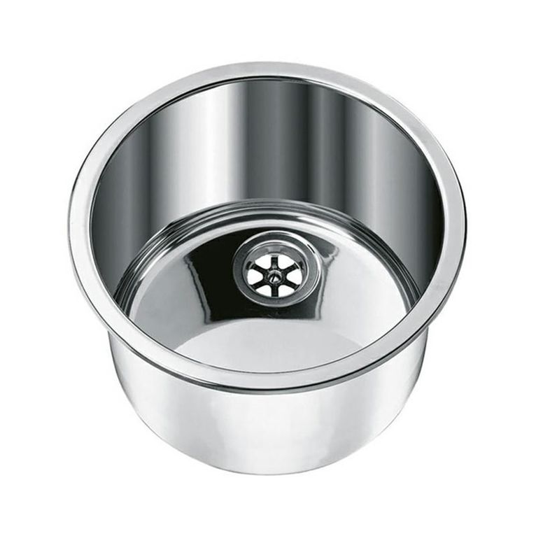 la1416 lavello cilindrico inox diam.260mm. con piletta