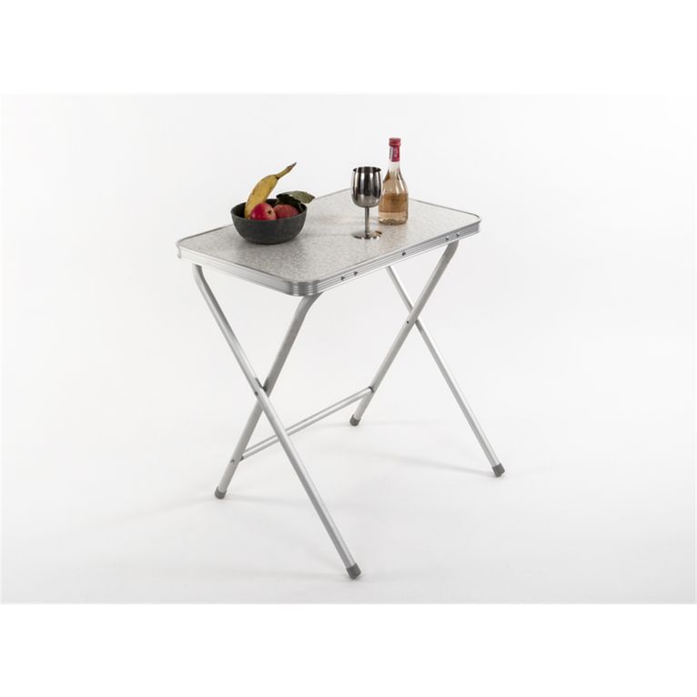 tavolino big butler acciaio grigio-argento 60x40 cm