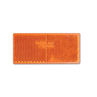 Catadiottro Adesivo - Arancione - 90 x 40 mm