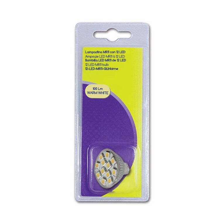 lampadina mr11 • 12 led • blister