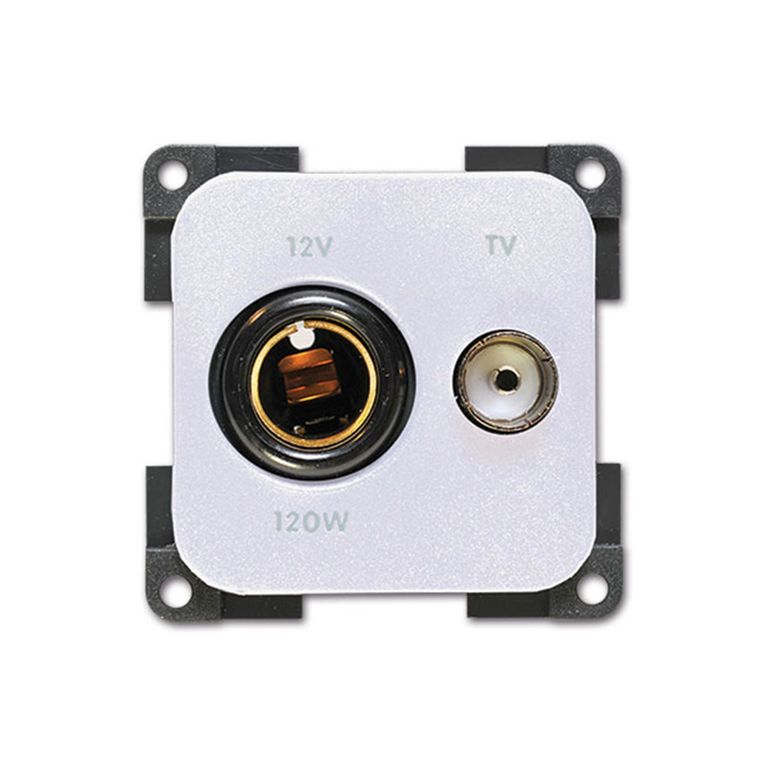 presa 12 v din • tv • bianco