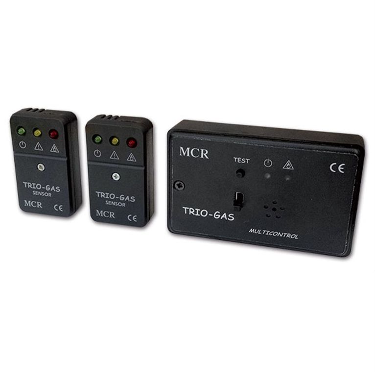 rilevatore fughe gas triogas - 2 sensori esterni