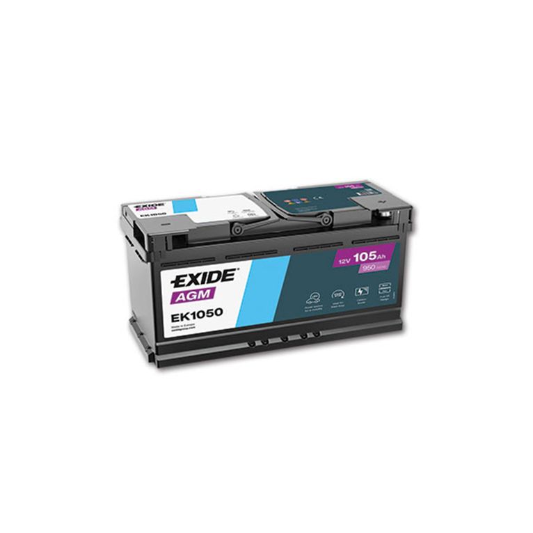 batteria exide agm • 12v / 105 a