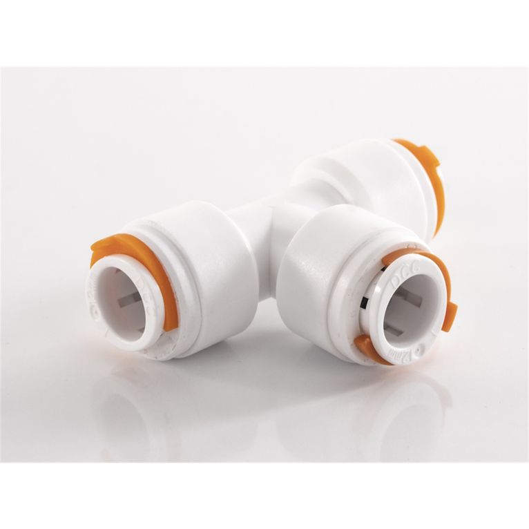 raccordo a t per tubo 12 mm, 1 pz blister - carbest