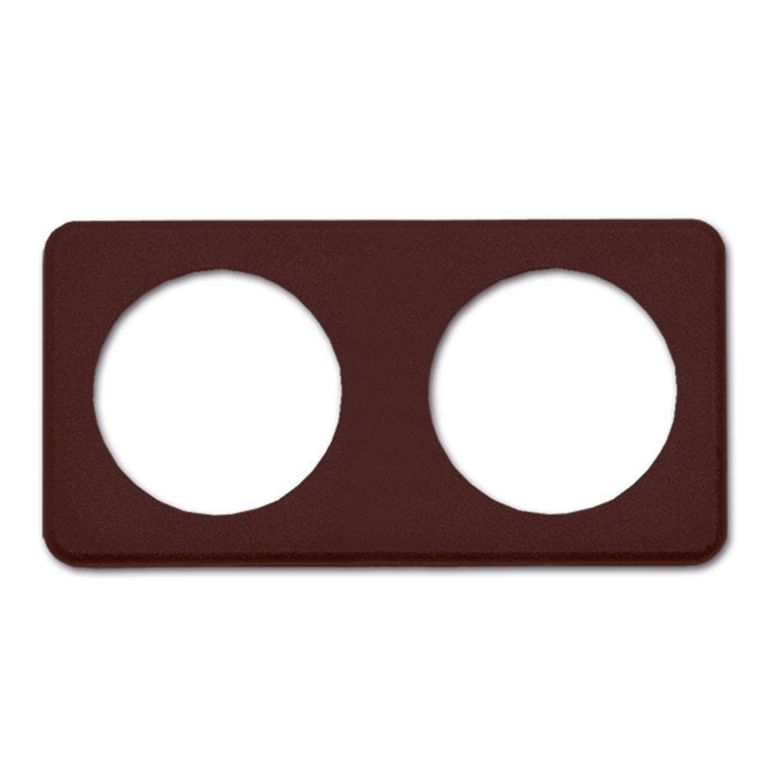 cornice doppia • marrone