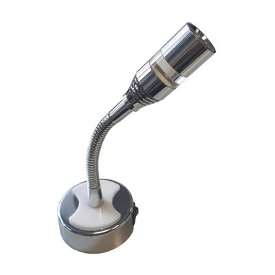 SPOT FLX MET.LED 1W 3000K CR+IN+USB