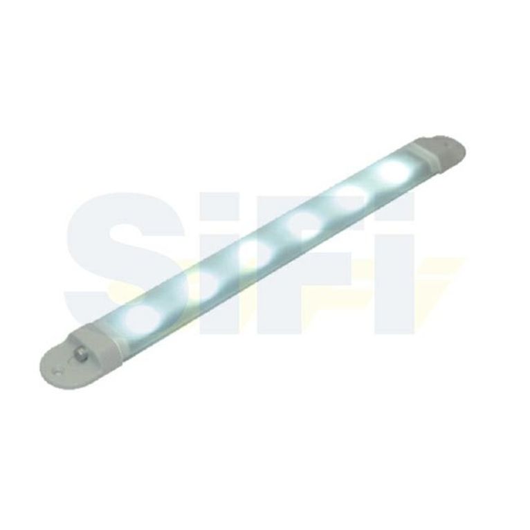 plaf. flat 4 12v led ll14 250lm 3000°k+int. grigia
