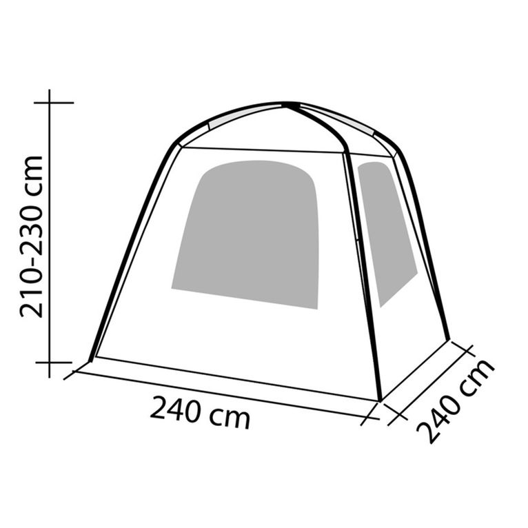 tenda posteriore univan 2 con zanzariera - reimo tent