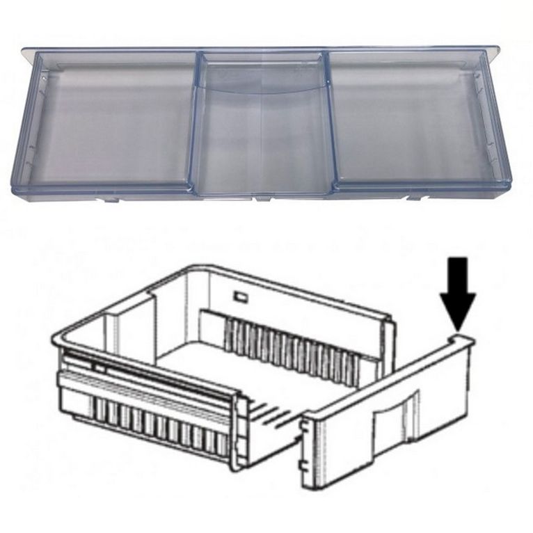 listello maniglia cassetto verdura - dometic