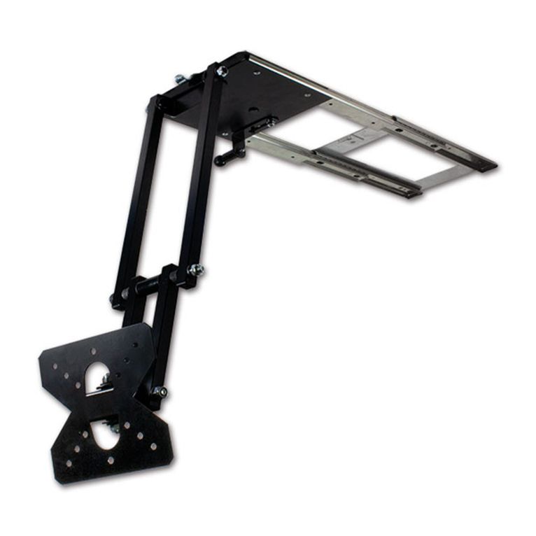 porta tv a soffitto • 2 bracci