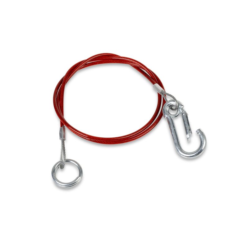 cavo antistrappo 1 m con moschettone - carbest
