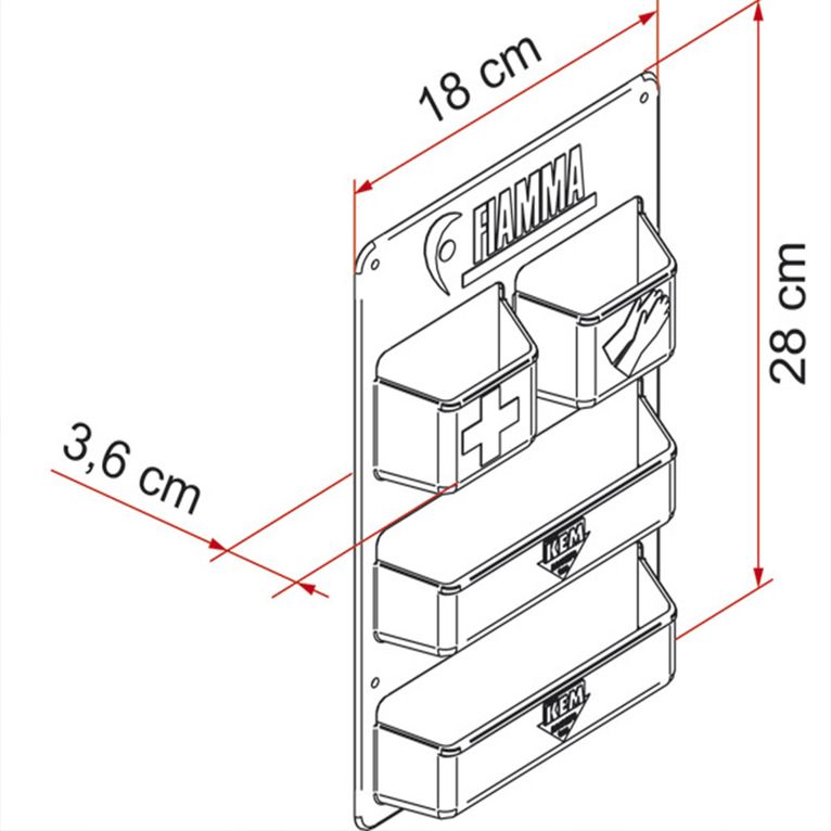 pocket kassett - portaoggetti per wc
