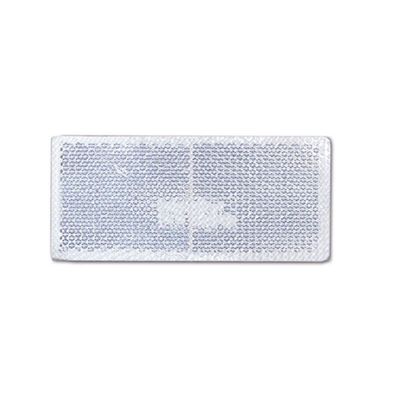 Catadiottro Adesivo - Bianco - 90 x 40 mm