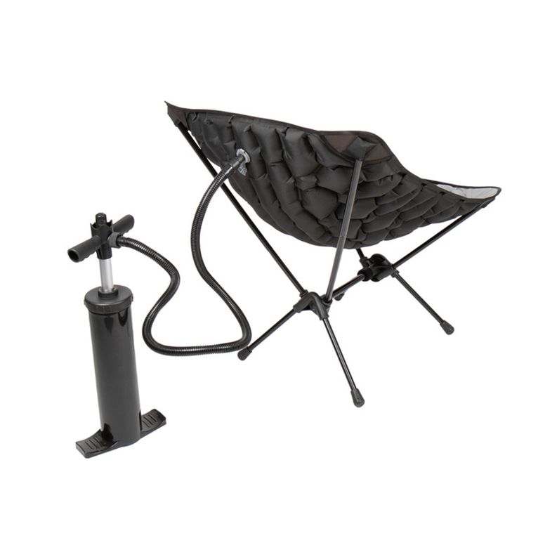 sedia pieghevole gonfiabile air grigio melange 110 kg