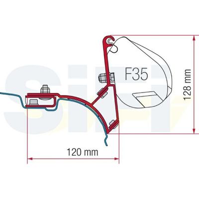 KIT F65 VW T5 MULTIVAN TRANSPORTER UK - Fiamma