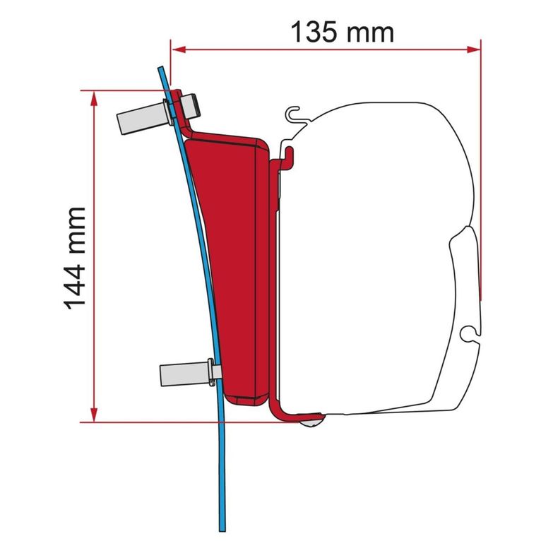 kit vw t5 / t6 lift roof - rhd - db (f45) - fiamma