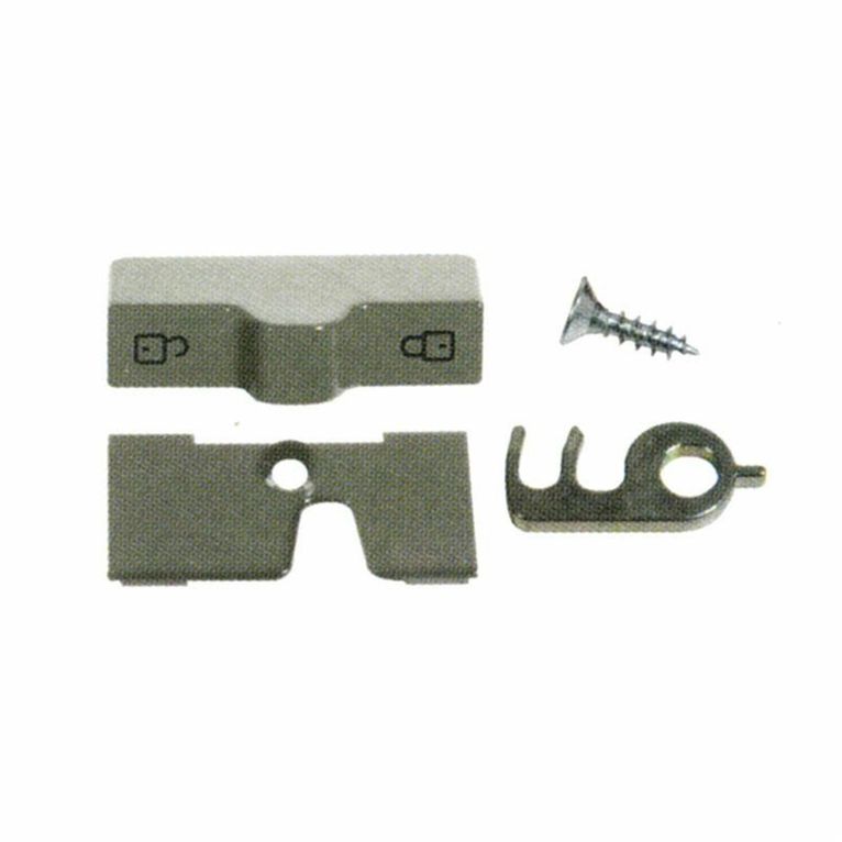 blocca porta completo grigio