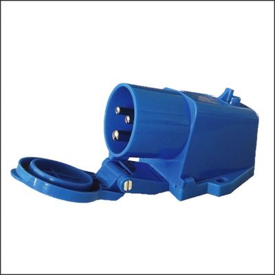 Spina da applicare CEE con coperchio, blu - Carbest