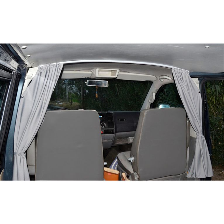 tenda divisoria cabina vw t5/t6 grigio, 2 strati