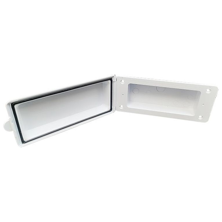 coperchio bianco presa esterna acqua / gas